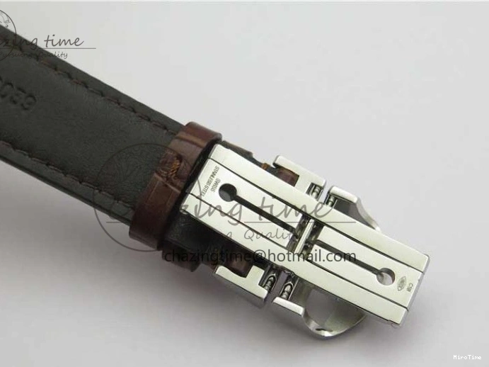 MIROTIME 0201 Original Portuguese IW358304 ZF 1:1 Best Edition SS White Dial RG Markers on Leather Strap A 7077